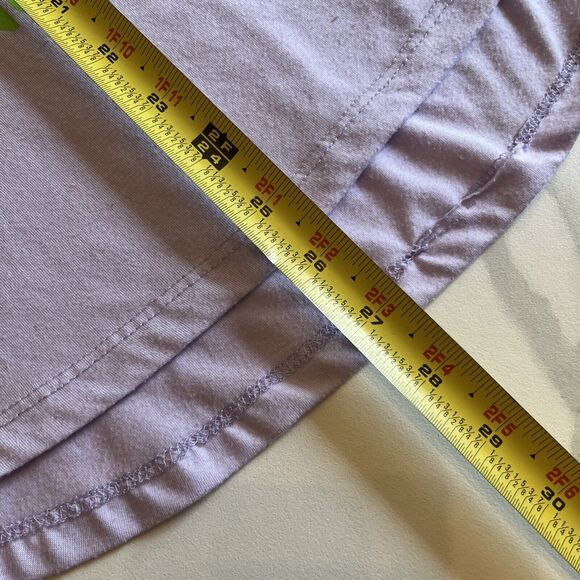 Polaroid Instant Camera Graphic Shirt Women’s XL Purple Tunic Short Sleeve Top - Picture 8 of 8